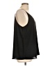 Ann Taylor LOFT 100% Polyester Black Sleeveless Blouse Size L - photo 4
