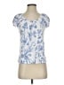Laura Ashley Blue Short Sleeve Top Size S - photo 1
