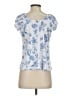 Laura Ashley Blue Short Sleeve Top Size S - photo 2
