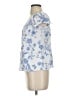 Laura Ashley Blue Short Sleeve Top Size S - photo 5