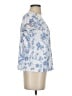 Laura Ashley Blue Short Sleeve Top Size S - photo 4