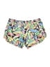 Raya Sun 100% Polyester Tropical Green Shorts Size M - photo 2