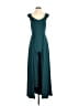 Kay Unger Teal Jumpsuit Size 4 - photo 1