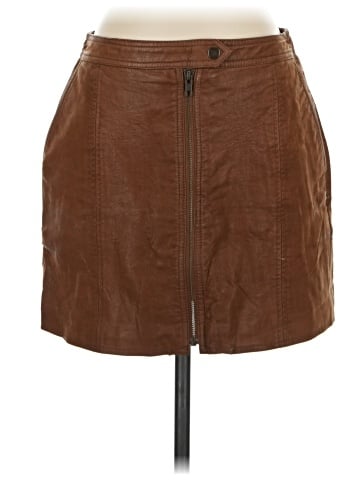 Free People Faux Leather Skirt (view 1)
