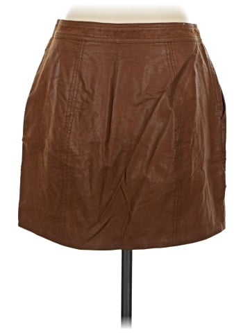 Free People Faux Leather Skirt (view 2)