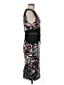 Bebe Graphic Black Cocktail Dress Size M - photo 4
