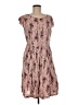 Esprit Floral Tan Casual Dress Size 8 - photo 1