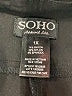 SOHO Apparel Ltd Solid Black Active Pants Size 1X - photo 4