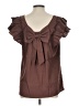 Assorted Brands Brown Short Sleeve Top Size L - photo 2