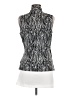 Tahari Silver Sleeveless Blouse Size M - photo 2