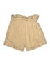 Express 100% Lyocell Tan Khaki Shorts Size M - photo 2