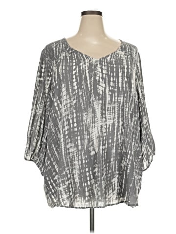 Torrid 3/4 Sleeve Blouse (view 1)