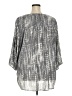 Torrid 100% Polyester Gray 3/4 Sleeve Blouse Size 4X Plus (4) - photo 2