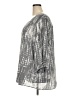 Torrid 100% Polyester Gray 3/4 Sleeve Blouse Size 4X Plus (4) - photo 5