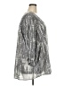 Torrid 100% Polyester Gray 3/4 Sleeve Blouse Size 4X Plus (4) - photo 4