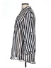 Mix & CO Stripes Silver Long Sleeve Blouse Size L - photo 5