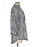 Mix & CO Stripes Silver Long Sleeve Blouse Size L - photo 4