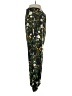 CAbi 100% Polyester Floral Green Casual Pants Size S - photo 4