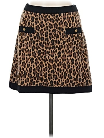 Versace Leopard Print Skirt (view 1)