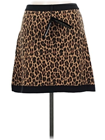 Versace Leopard Print Skirt (view 2)