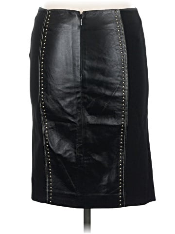 Versace Vintage Leather Pencil Skirt (view 2)
