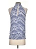 Veronica M. 100% Polyester Blue Sleeveless Blouse Size XS - photo 2