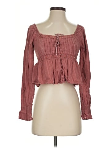 American Eagle Outfitters Long Sleeve Blouse (view 1)