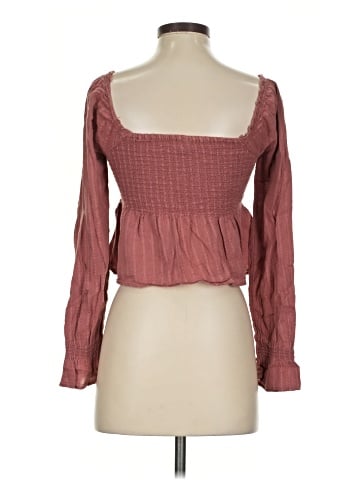 American Eagle Outfitters Long Sleeve Blouse (view 2)