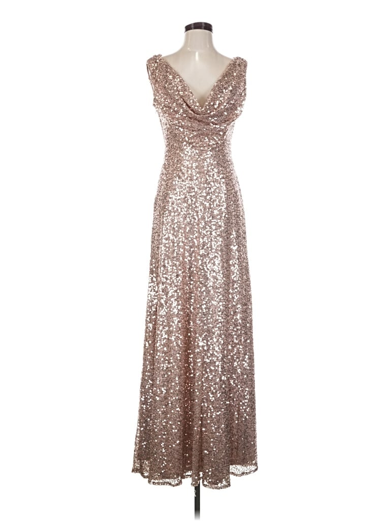 Pre-owned Cachet Cocktail Dress In Silver