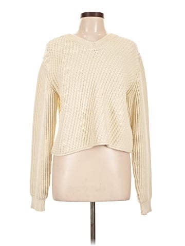 Acne Studios Cropped V-Neck Sweater (view 1)