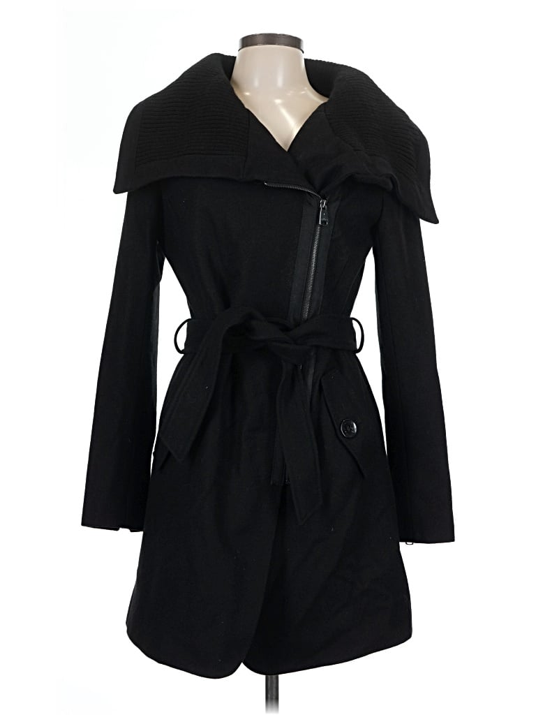 Pre-owned Via Spiga Coat In Black