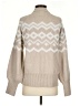 Design History Chevron-herringbone Tan Turtleneck Sweater Size S - photo 2