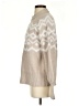 Design History Chevron-herringbone Tan Turtleneck Sweater Size S - photo 5