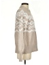 Design History Chevron-herringbone Tan Turtleneck Sweater Size S - photo 4