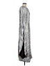 Renee C. 100% Polyester Metallic Silver Cocktail Dress Size L - photo 4