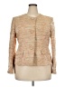 Le Suit Tweed Gold Blazer Size 18 - photo 1