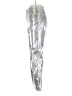 Gap 100% Polyester Metallic Silver Jeggings Size 28L - photo 5