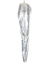 Gap 100% Polyester Metallic Silver Jeggings Size 28L - photo 4