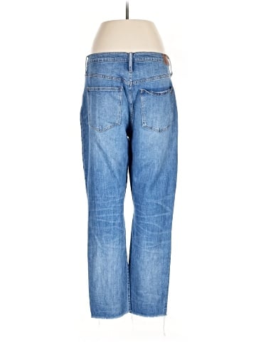 Madewell The Tall High-Rise Slim Crop Boyjean: Knee-Rip Edition (view 2)