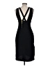 BCBGeneration 100% Recycled Polyester Solid Black Cocktail Dress Size 8 - photo 2