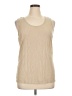 Chico's Ivory Sleeveless Blouse Size XL (3) - photo 1