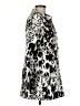Etcetera Animal Print Silver Coat Size 6 - photo 4