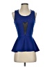 Arden B. Blue Sleeveless Blouse Size S - photo 1