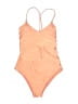 Born Primitive Solid Orange One Piece Swimsuit Size S - photo 1