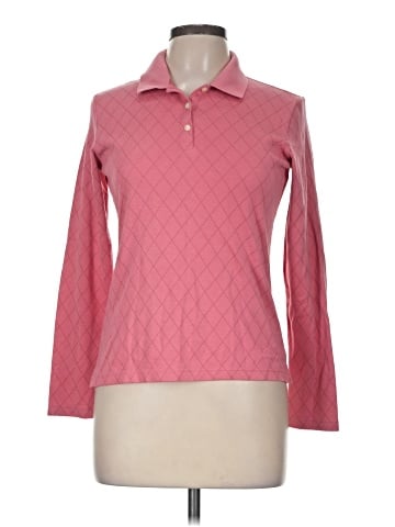 Lady Hagen Long Sleeve Polo (view 1)