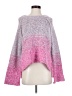 Free People Color Block Pink Pullover Sweater Size S - photo 1