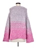 Free People Color Block Pink Pullover Sweater Size S - photo 2
