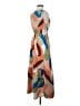 Entro 100% Polyester Color Block Tan Casual Dress Size S - photo 5