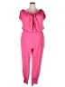 Dokotoo 100% Polyester Solid Pink Jumpsuit Size XXL - photo 1