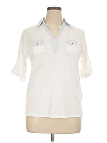 Karen Scott Short Sleeve Polo (view 1)